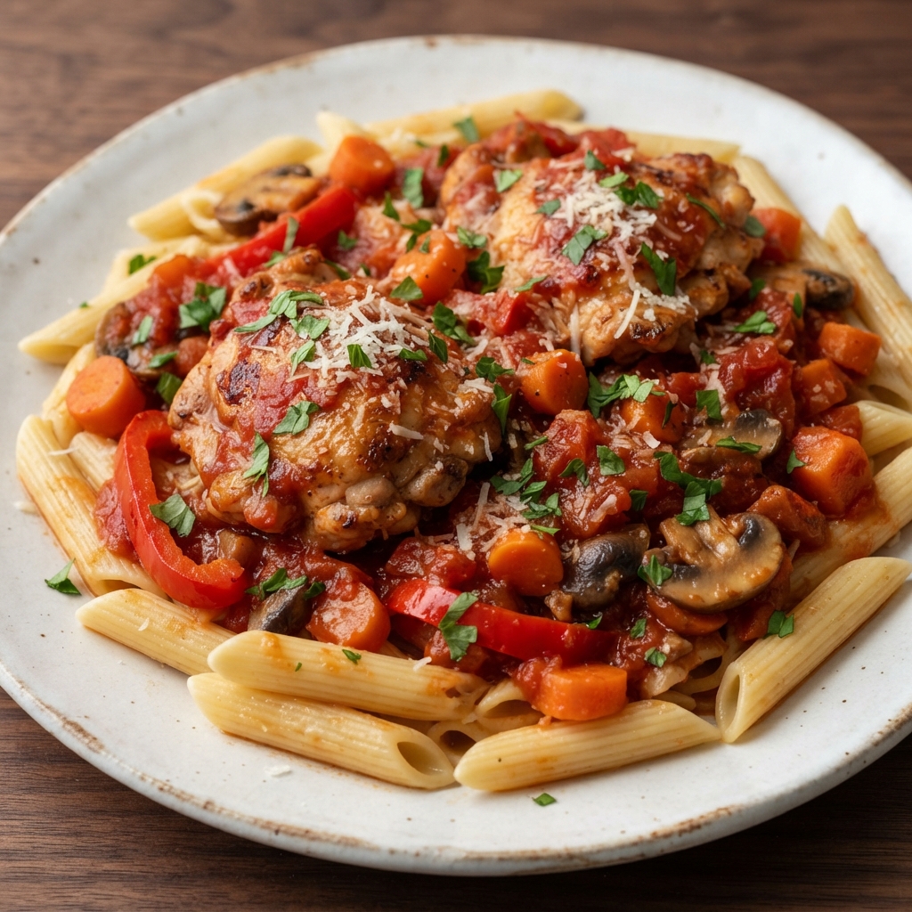 Hearty Tuscan Chicken with Tomatoes