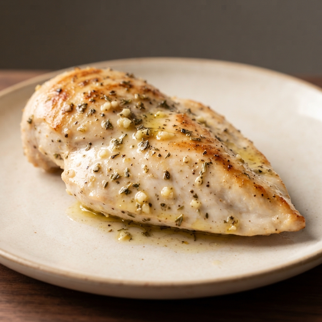 Mediterranean Lemon-Garlic Baked Chicken Breasts