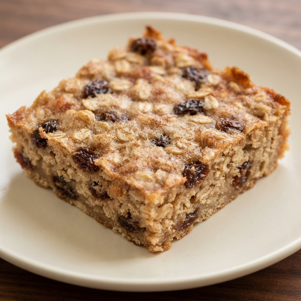 Dairy- and Egg-Free Baked Oatmeal Squares