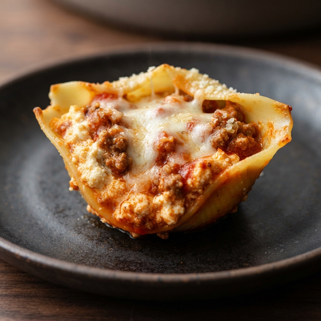 Mini Lasagna Shell Cups