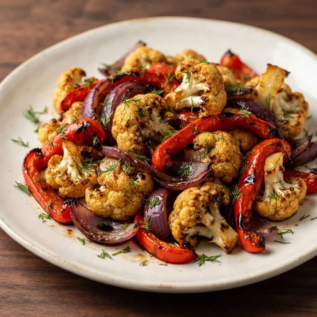 Italian Roasted Cauliflower
