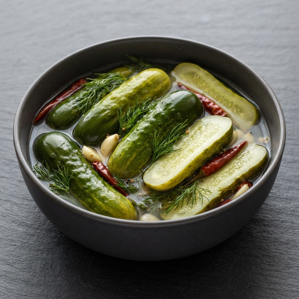 Old-World Kosher Dill Pickles (Naturally Fermented)