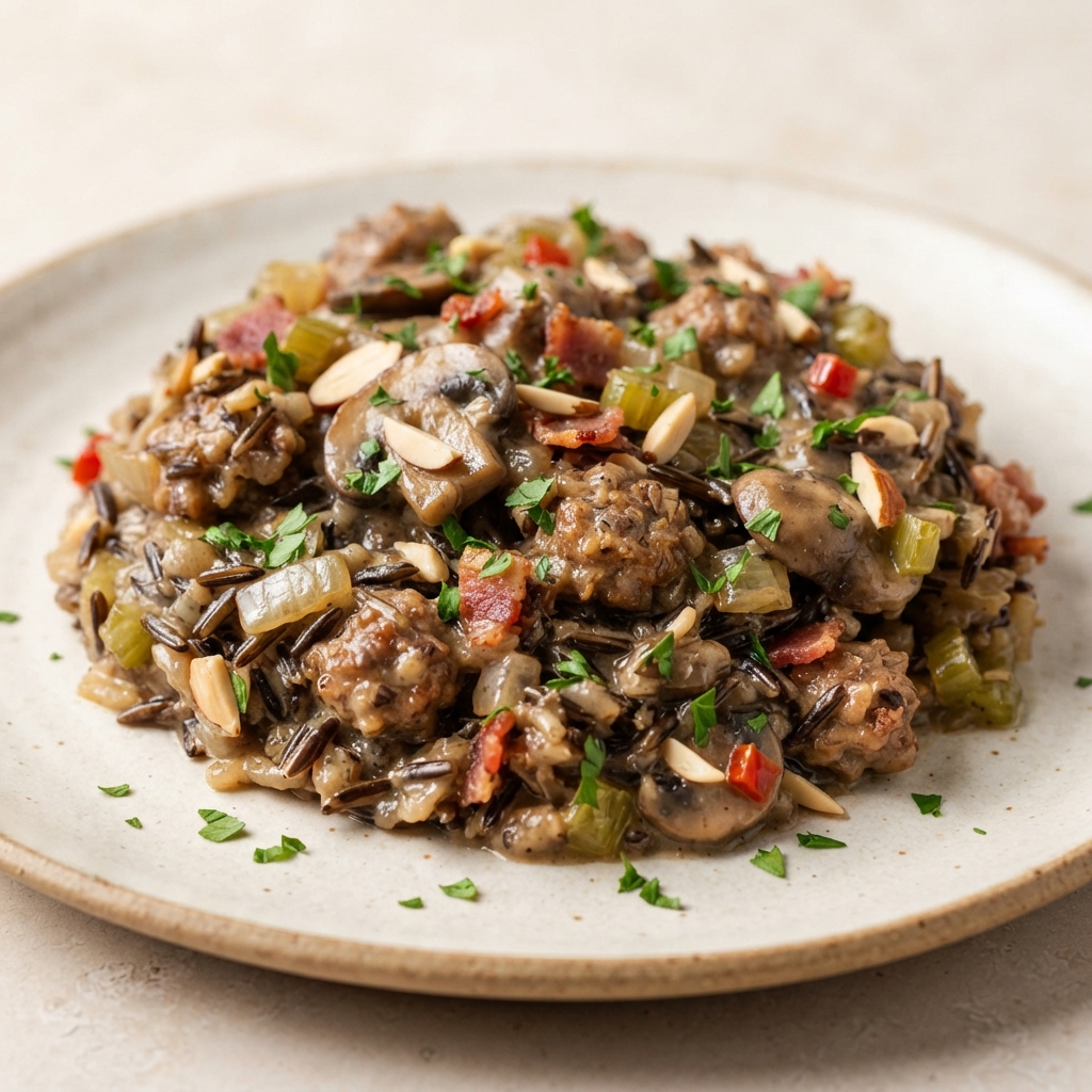 Pork and Wild Rice Casserole