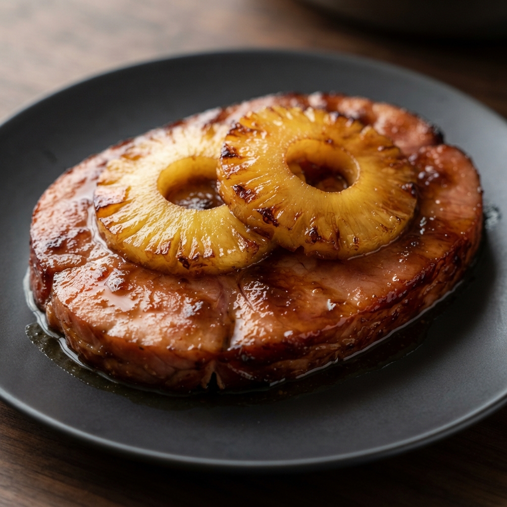Quick Pineapple Ham Steaks