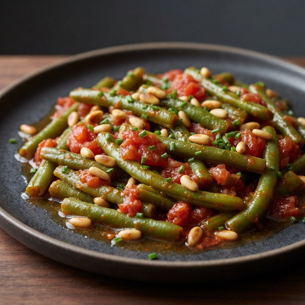 Spanish-Style Green Beans with Tomatoes