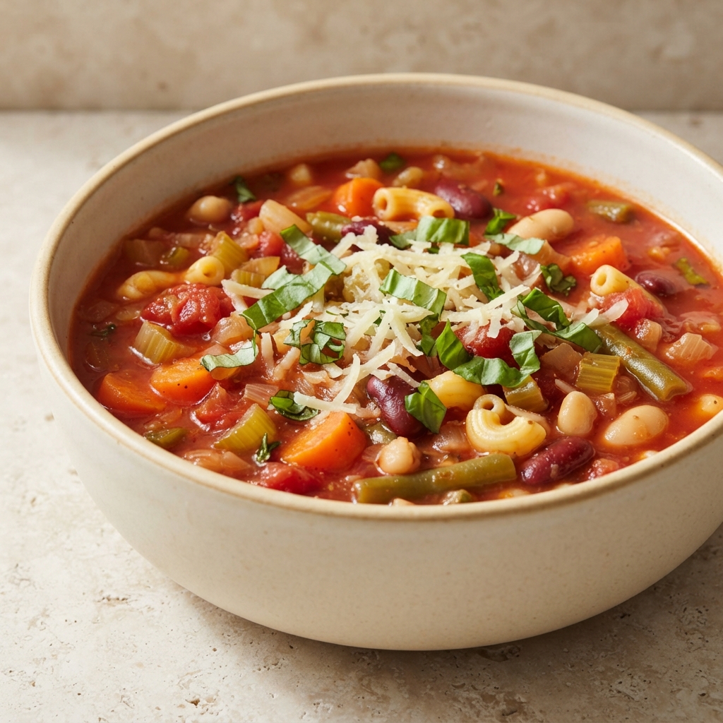 Robust Veggie Minestrone Soup