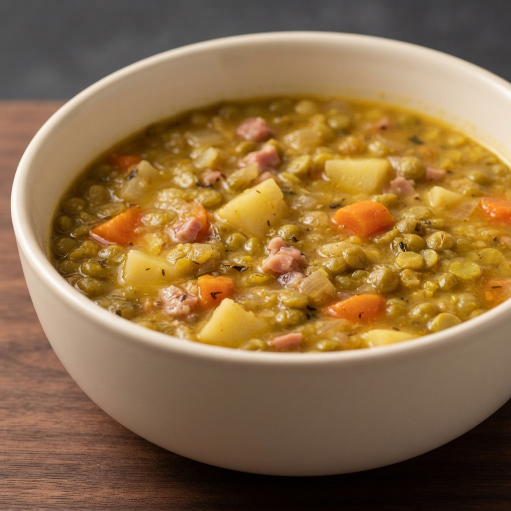 French-Inspired Winter Split Pea Soup