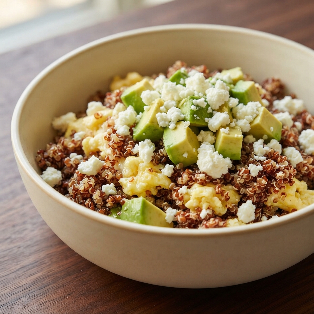 Morning Avocado Quinoa Bowl