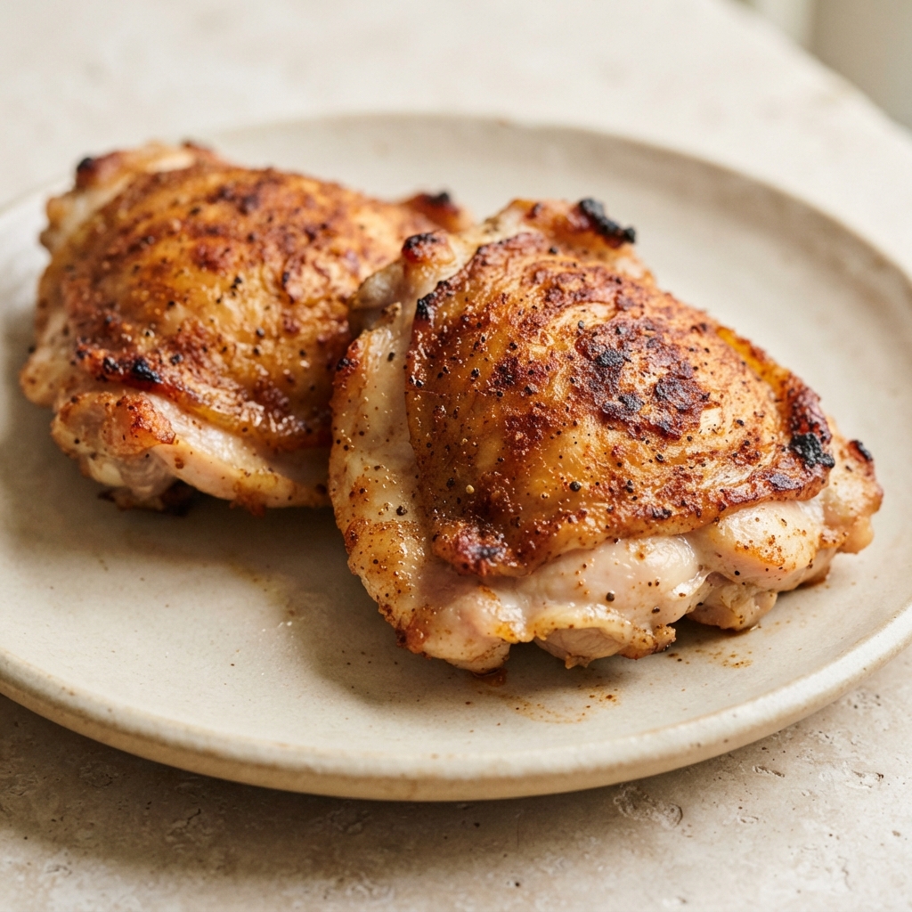 Crispy Air-Fried Chicken Thighs