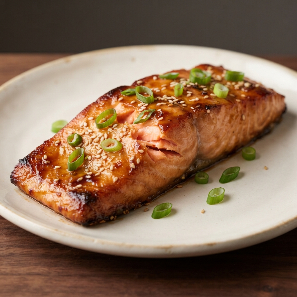 Broiler Teriyaki-Glazed Salmon