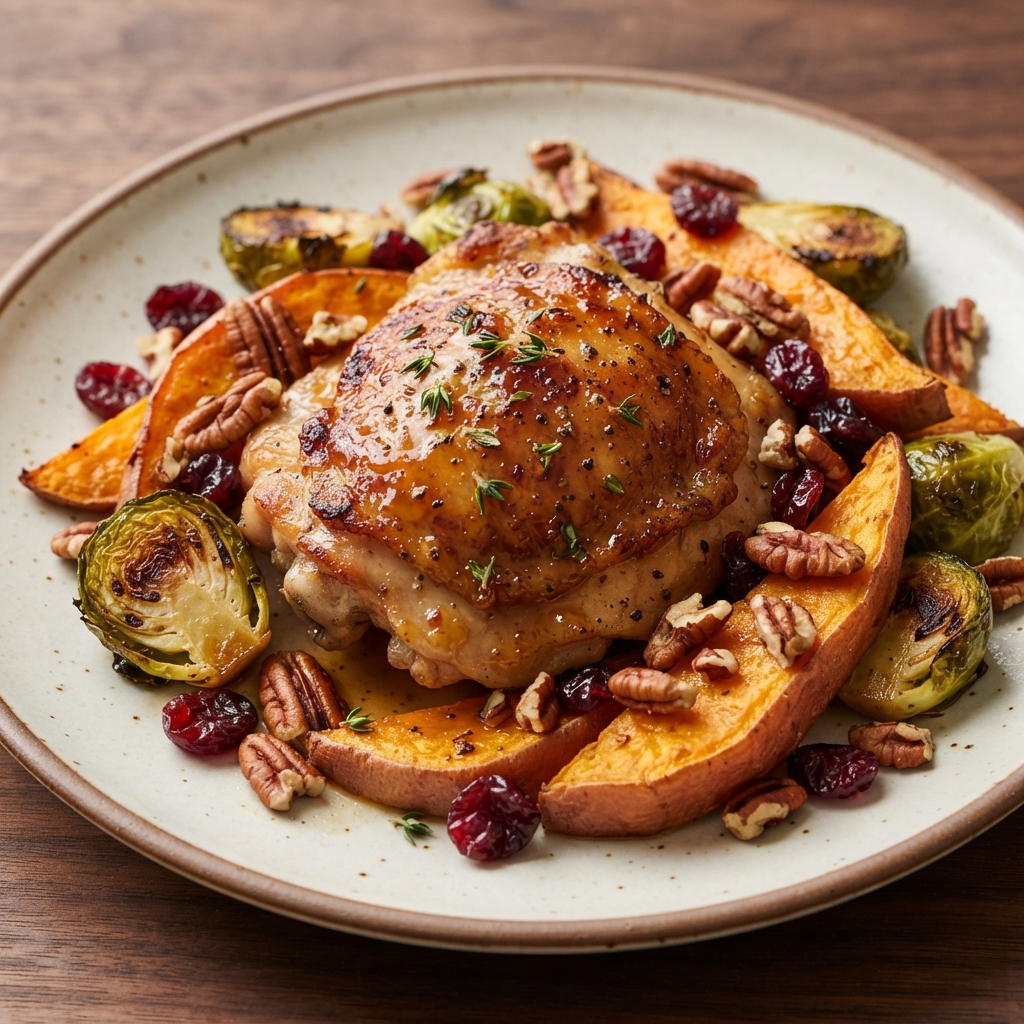 Maple-Roasted Chicken Thighs