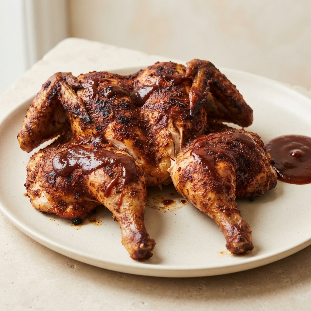 BBQ Spatchcock Chicken