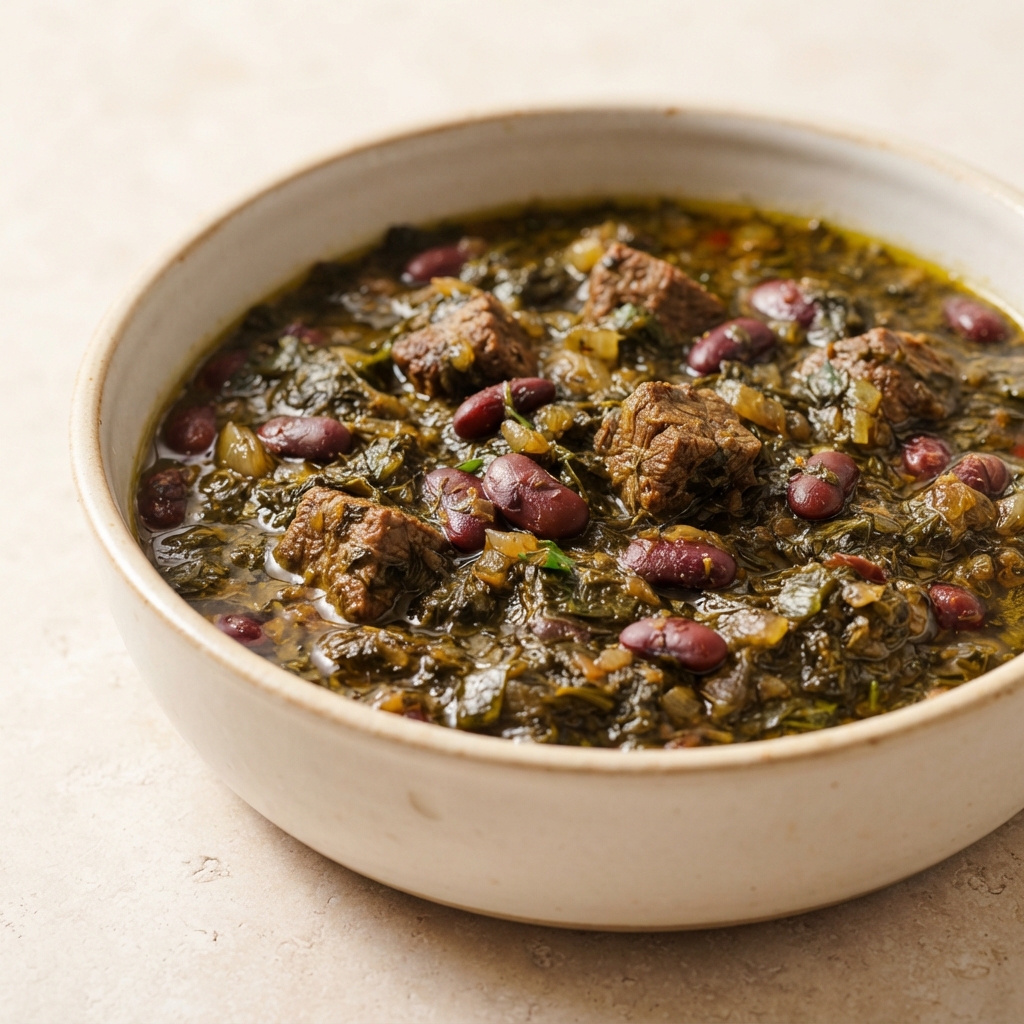 Persian Ghormeh Sabzi Herb Stew