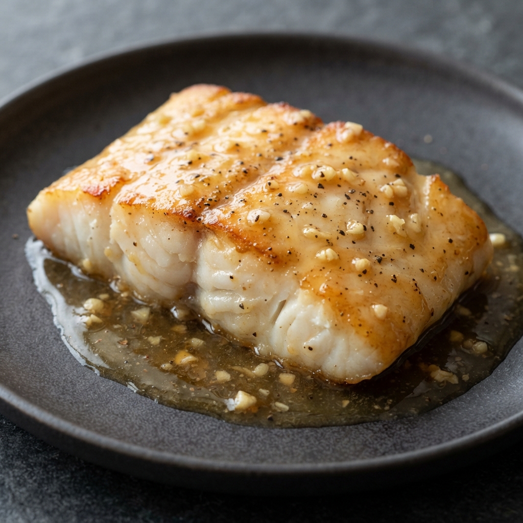 Quick Skillet Halibut with Honey-Lemon Glaze
