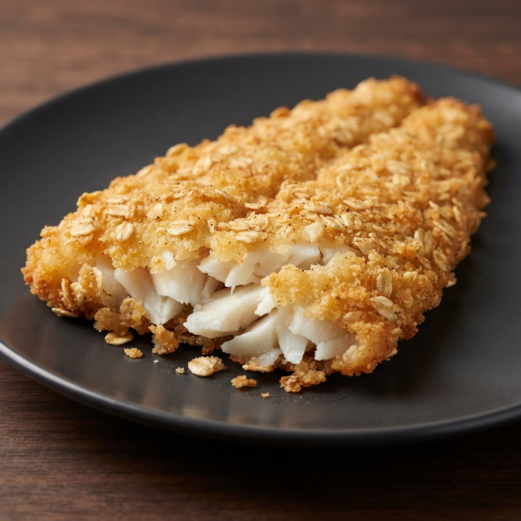 Crispy Oat-Coated Cod Fillets