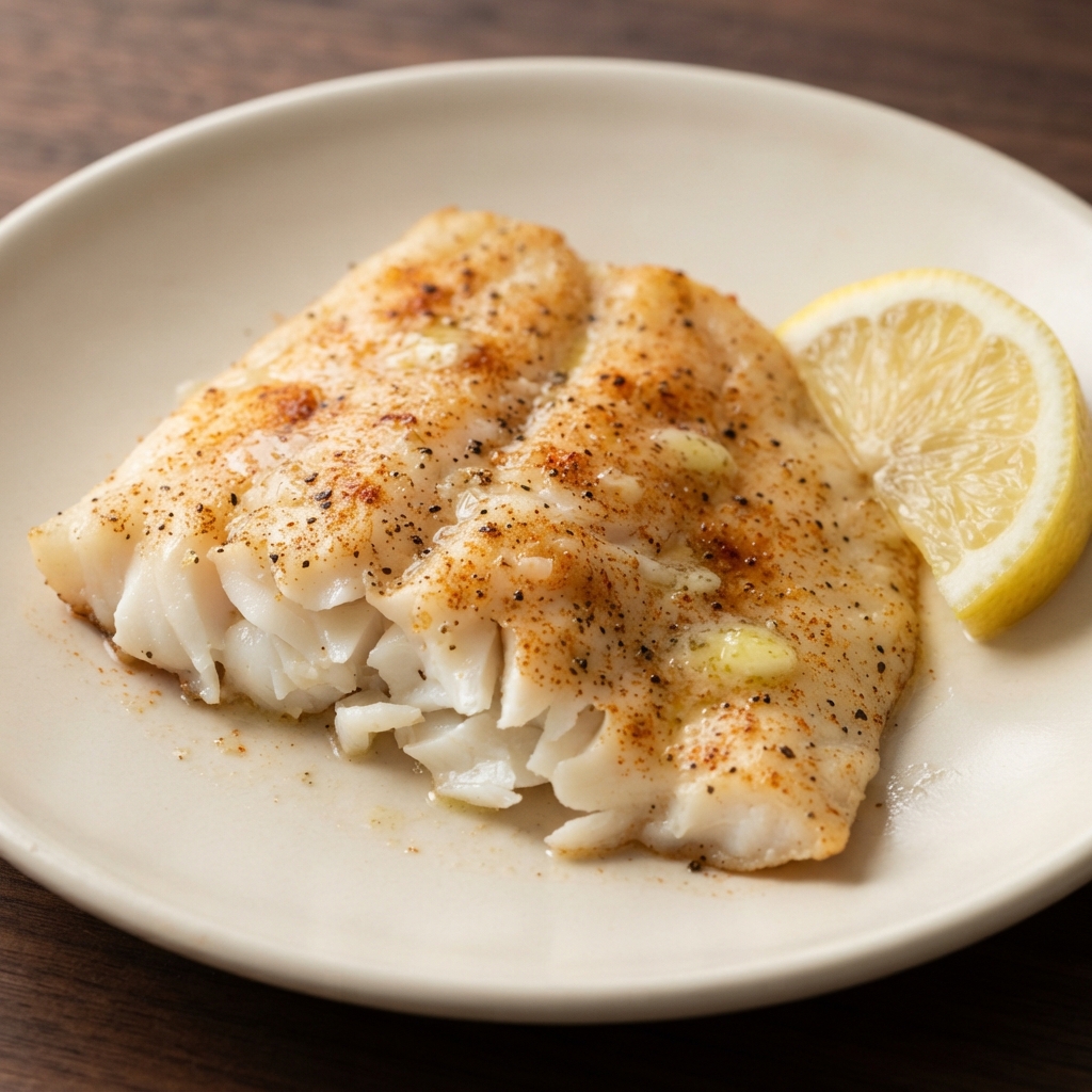 Quick Broiled Haddock Fillets
