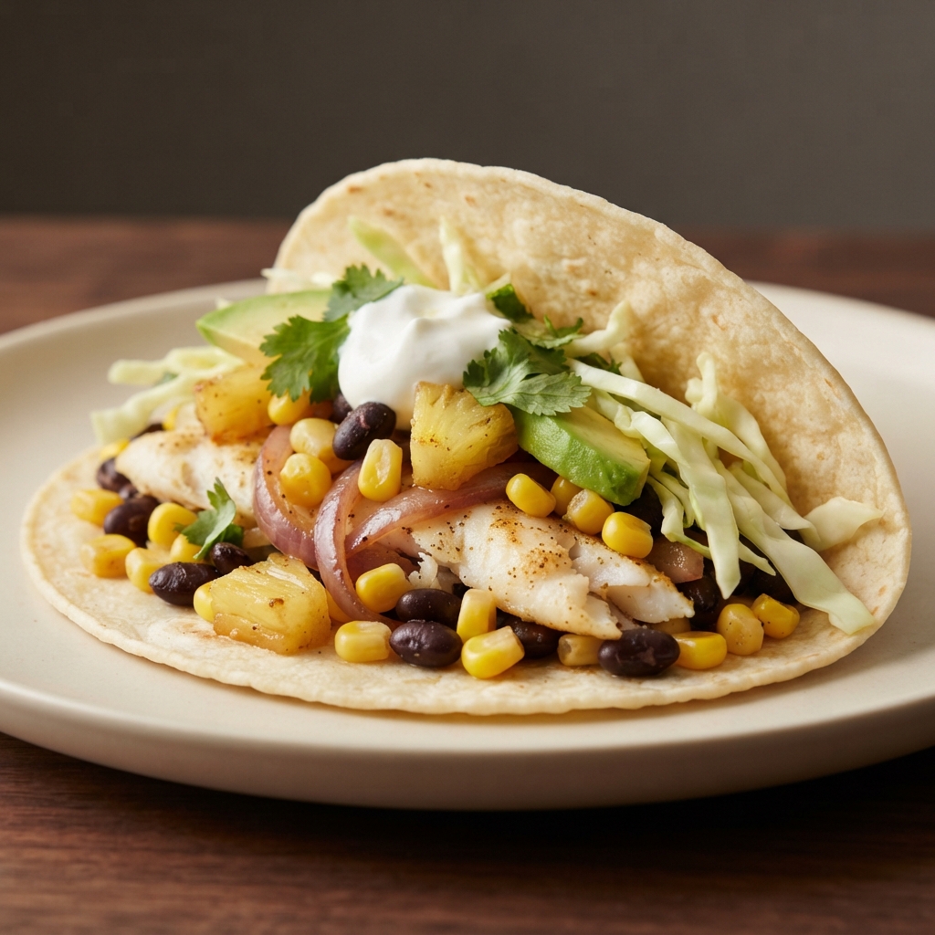 Tilapia Taco Wraps