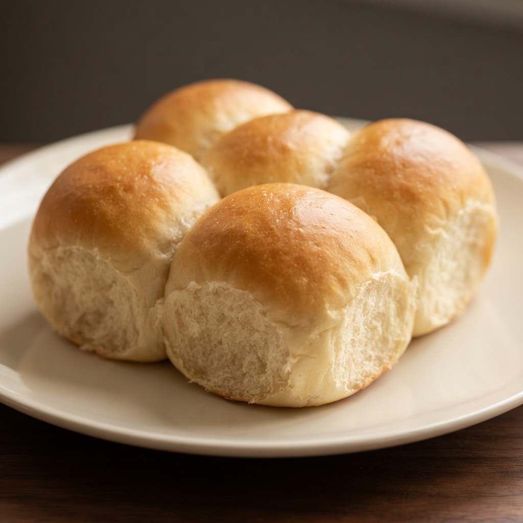 Classic School Cafeteria Dinner Rolls
