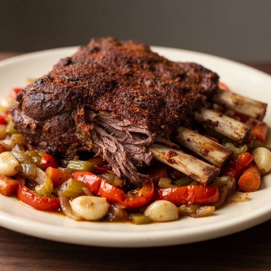 Slow-Roasted Venison Ribs