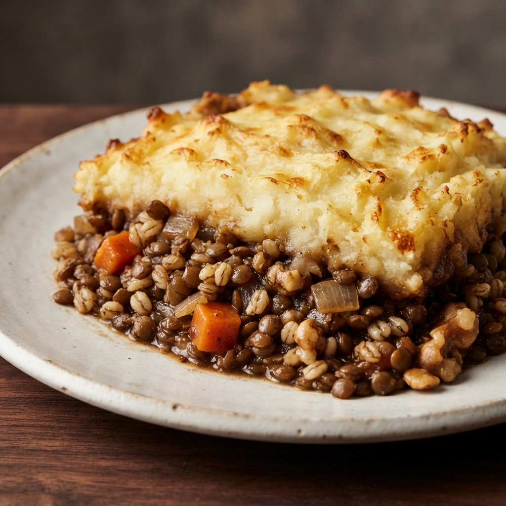 Lentil and Barley Shepherd’s Pie (Vegetarian)