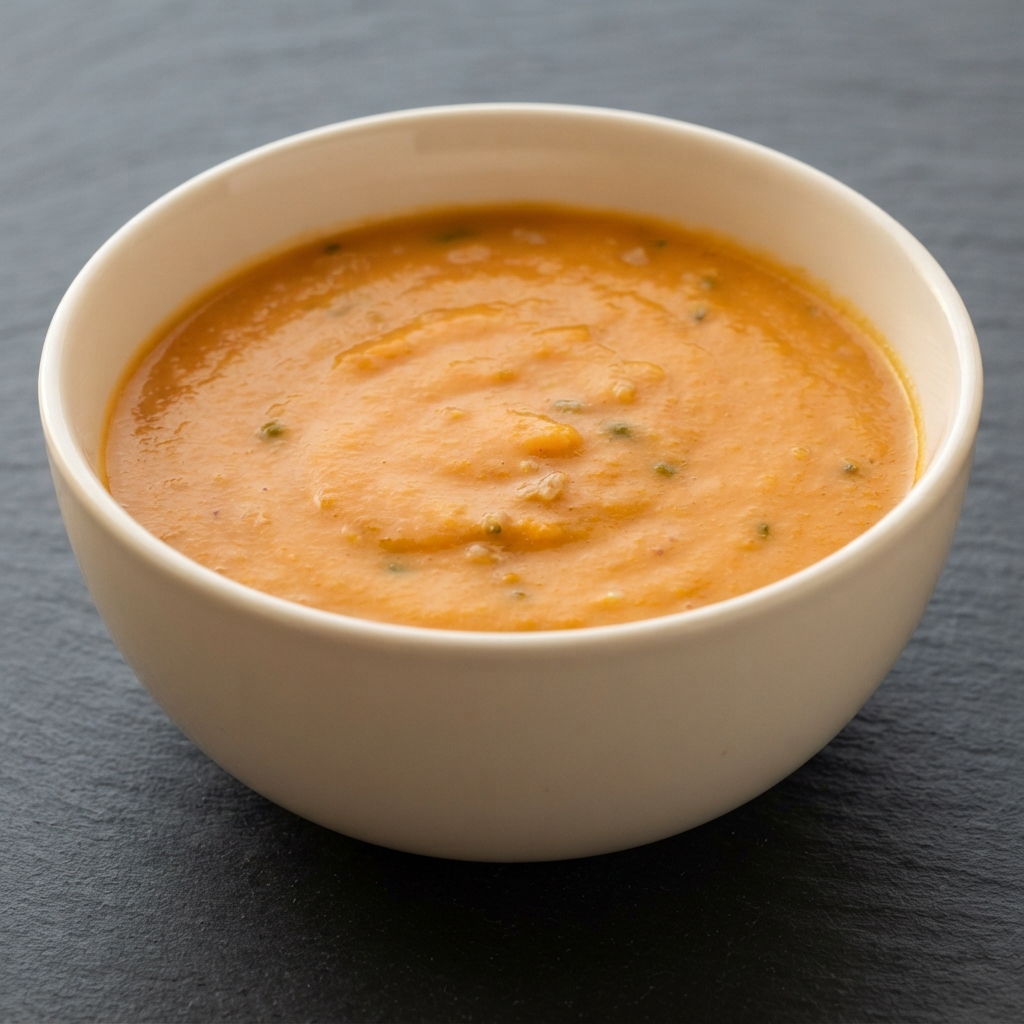 Lime-Chile Carrot Soup with Brown Rice