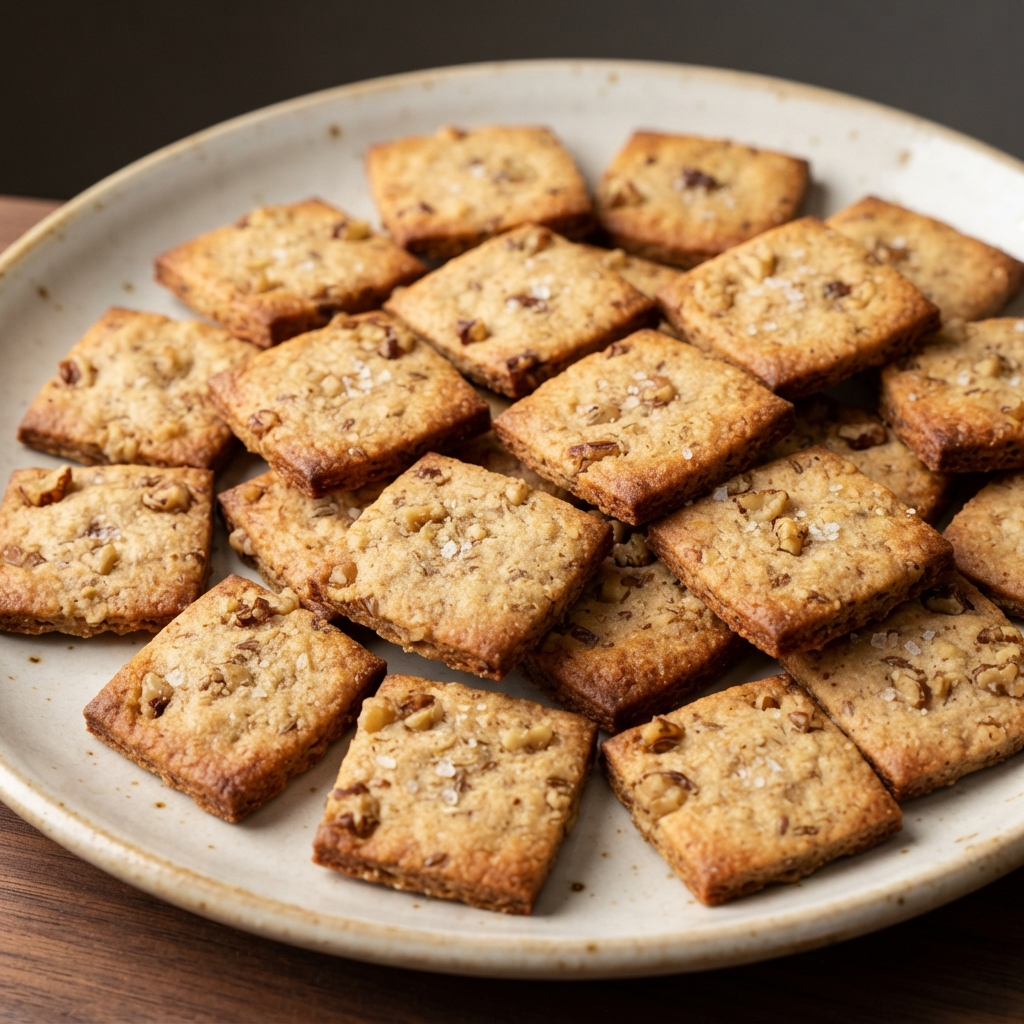 Almond “You Must Be Nuts!” Seeded Crackers