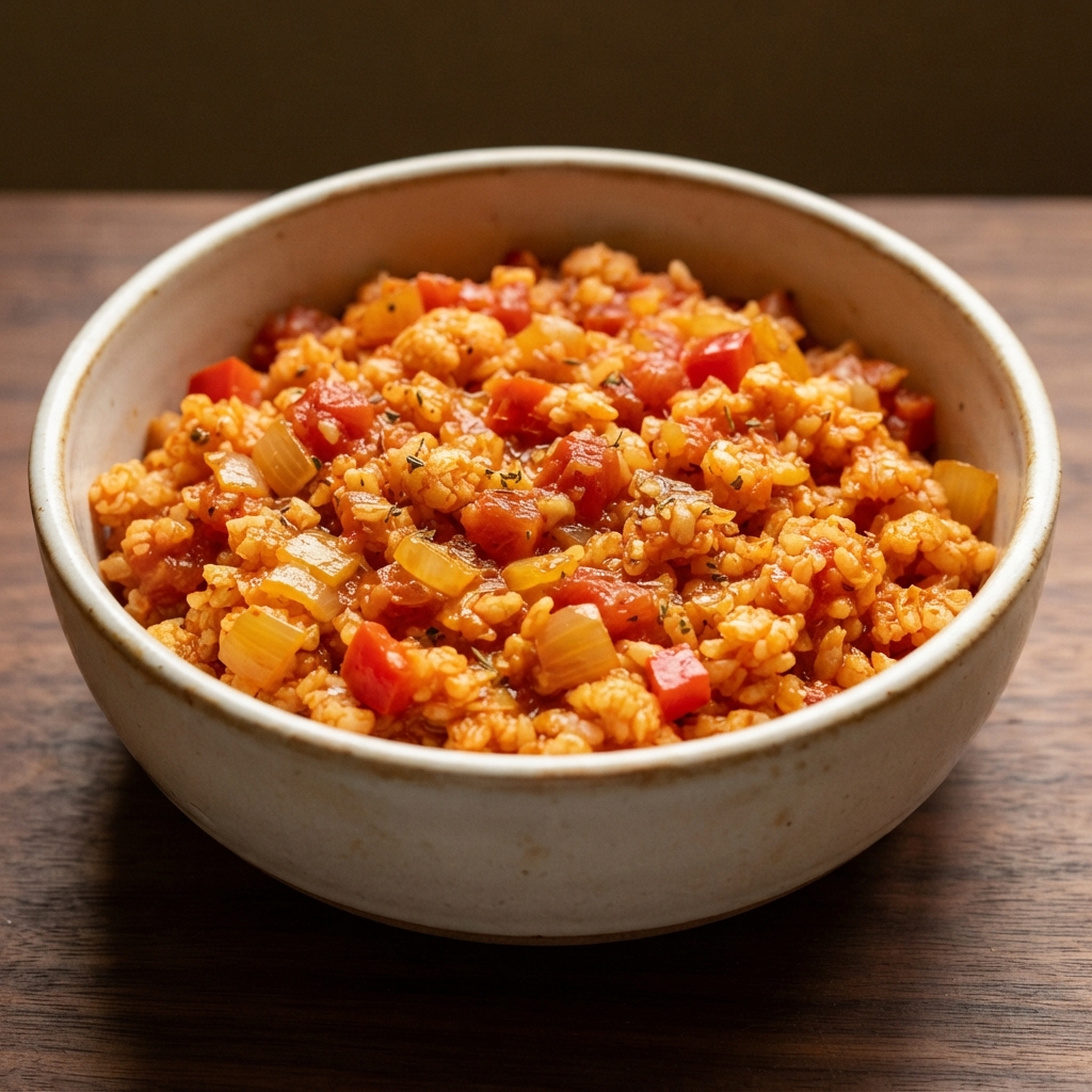Spanish-Style Cauliflower Rice