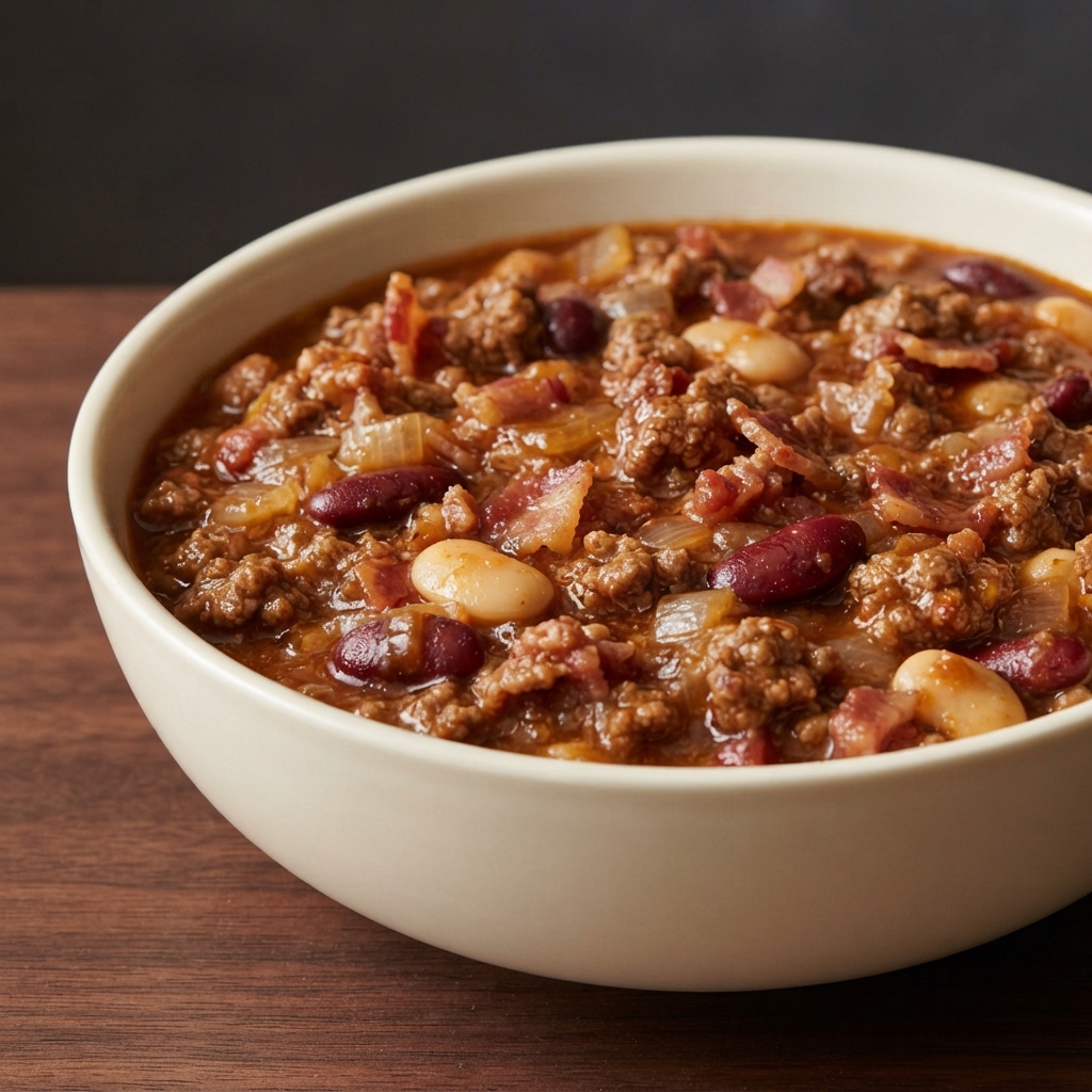 Betty's Minnesota-Style Three-Bean Hotdish