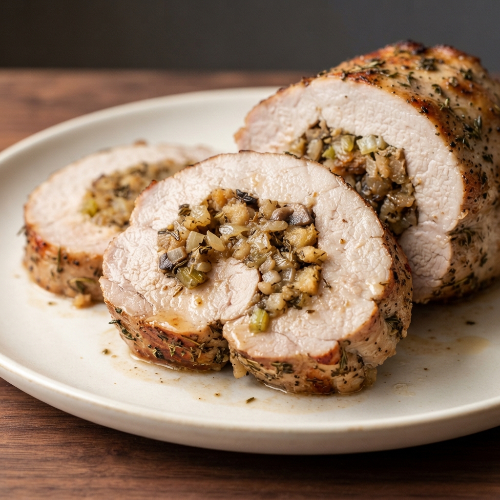 Herb-Stuffed Pork Loin Roast