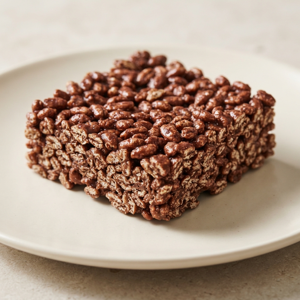 Chocolate Puffed-Wheat Squares