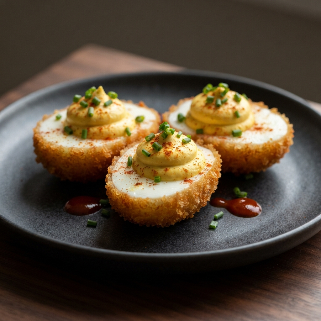 Fried Deviled Eggs
