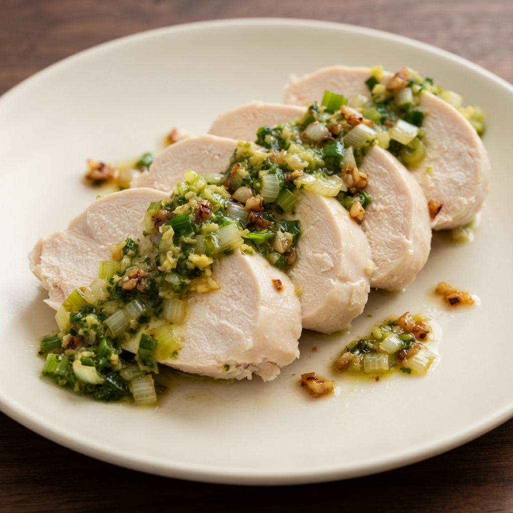 Ginger-Scallion Pesto Chicken
