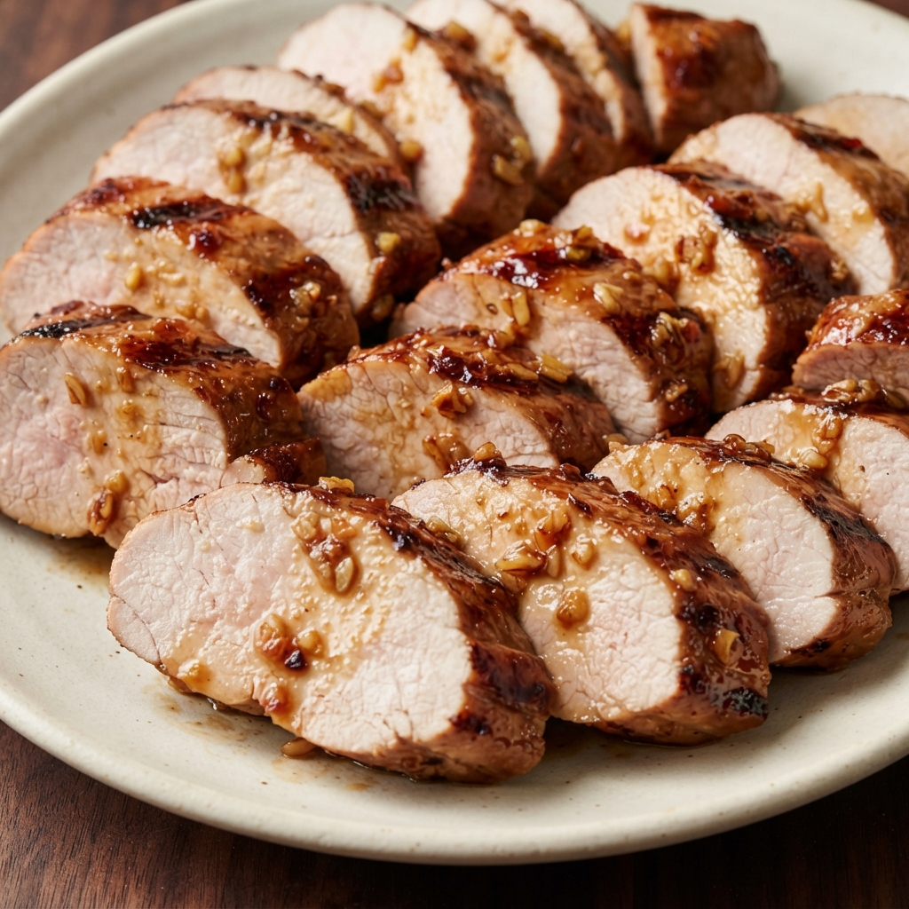 Grilled Pork Tenderloin with Honey-Soy Glaze