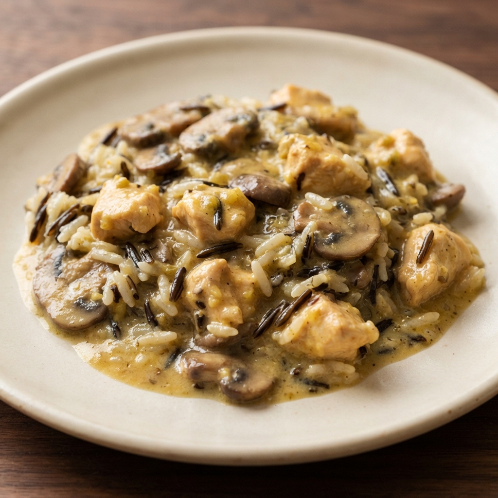 Wild Rice and Chicken Bake