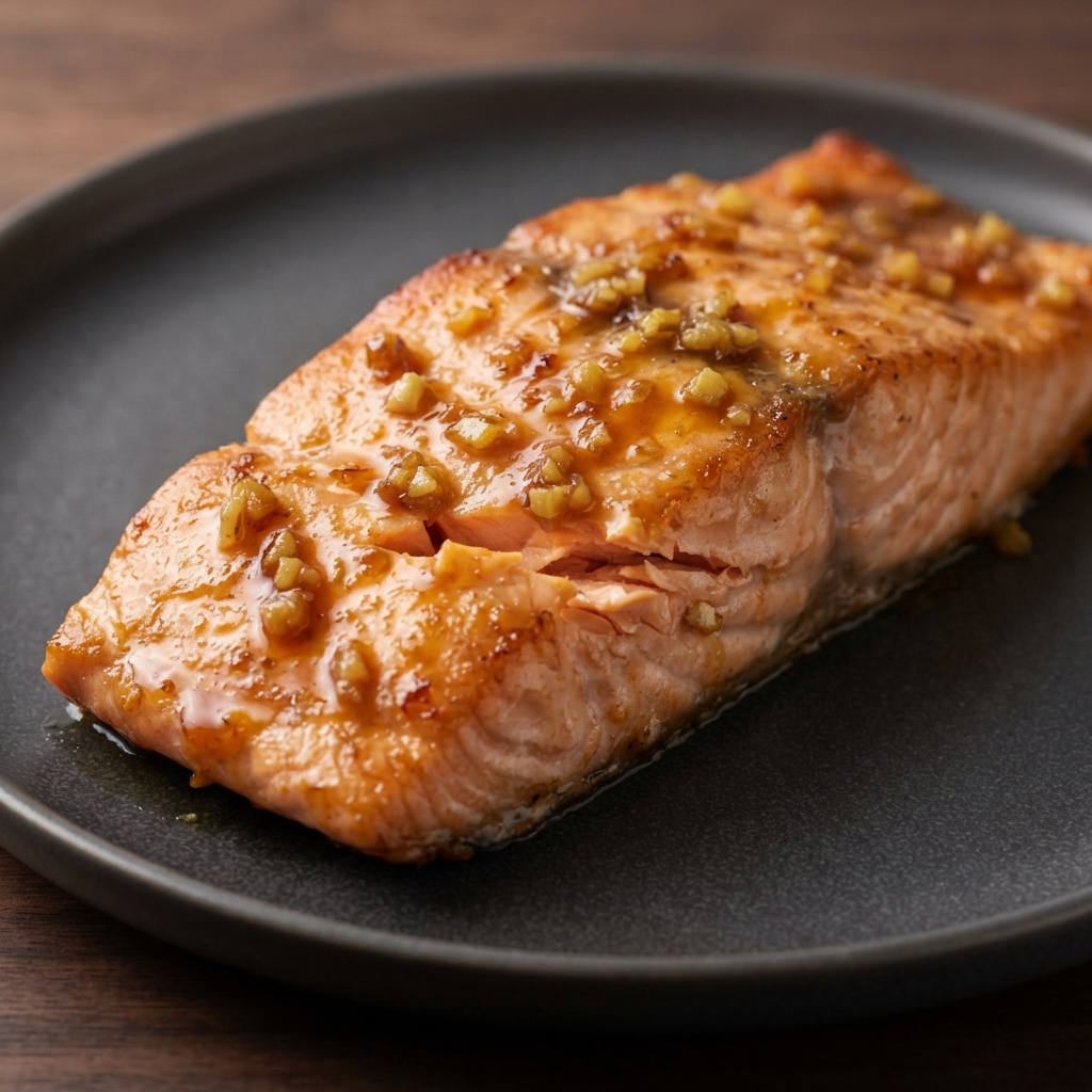 Oven-Roasted Salmon with Orange and Ginger Glaze