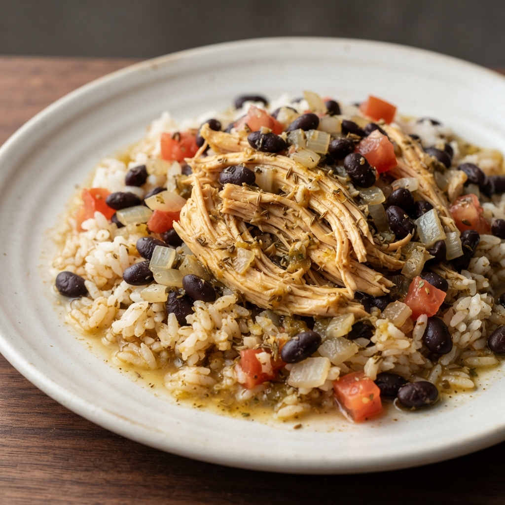 Slow Cooker Chicken with Cuban Flavors