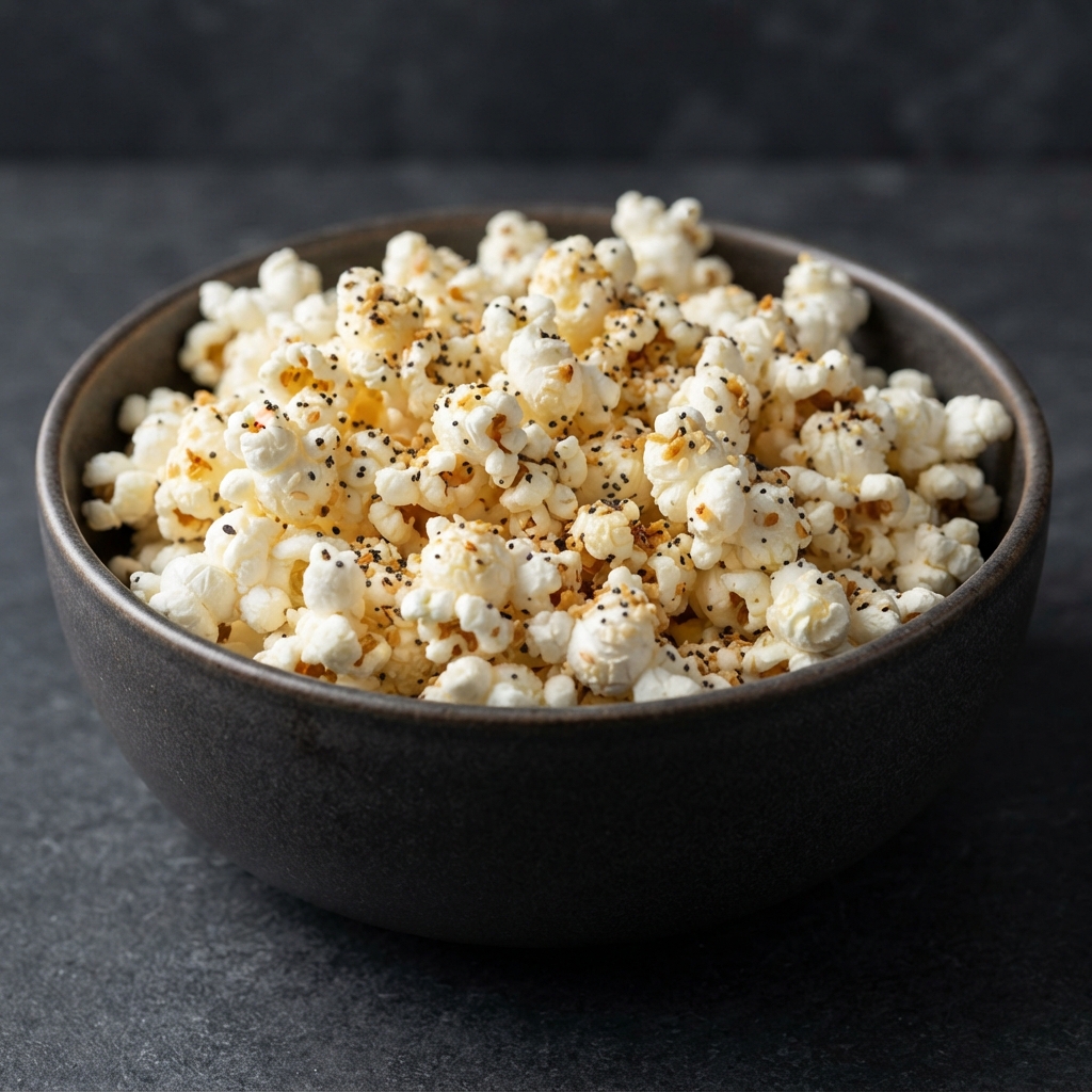 Everything Bagel–Seasoned Popcorn