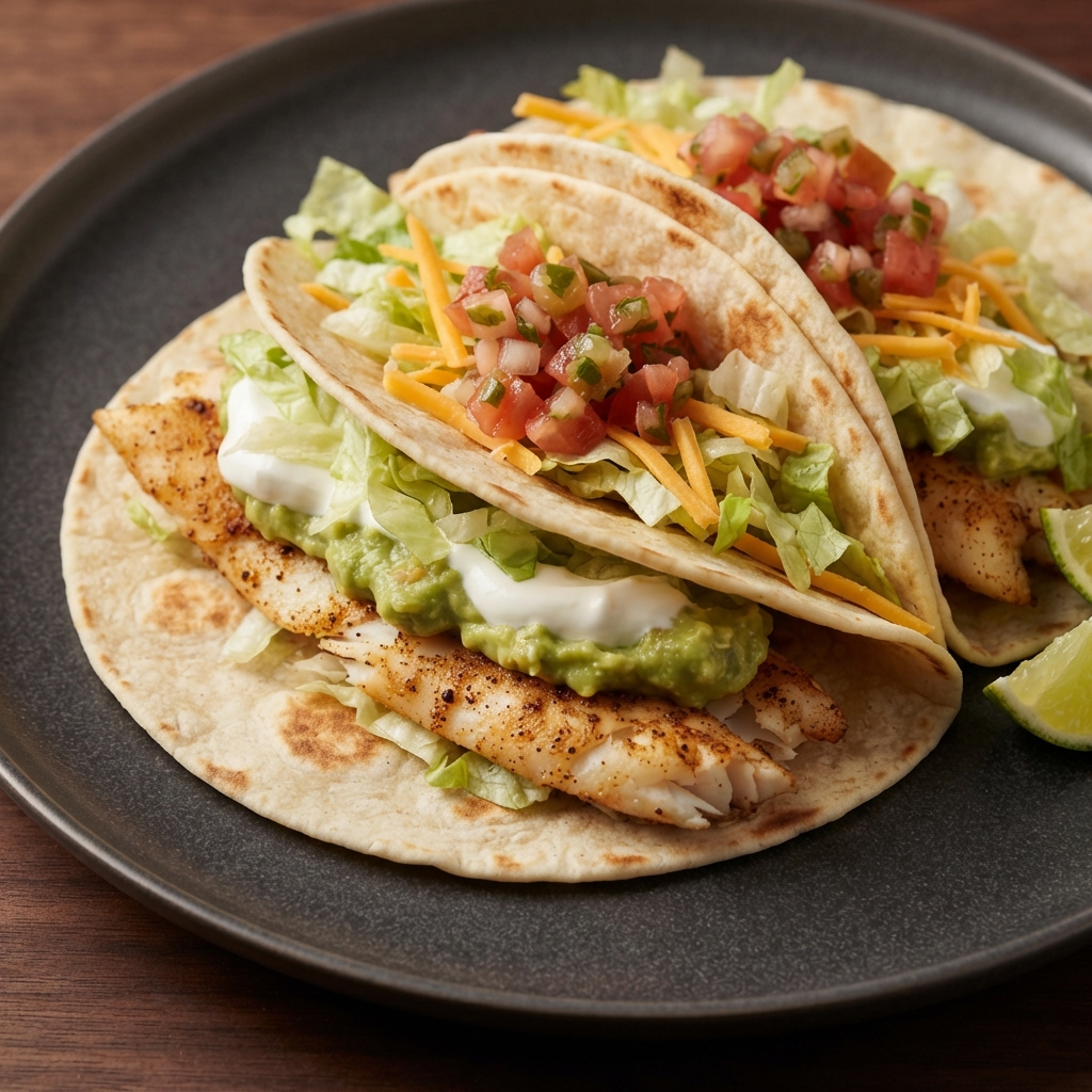 Mike's Oven-Baked Haddock Tacos