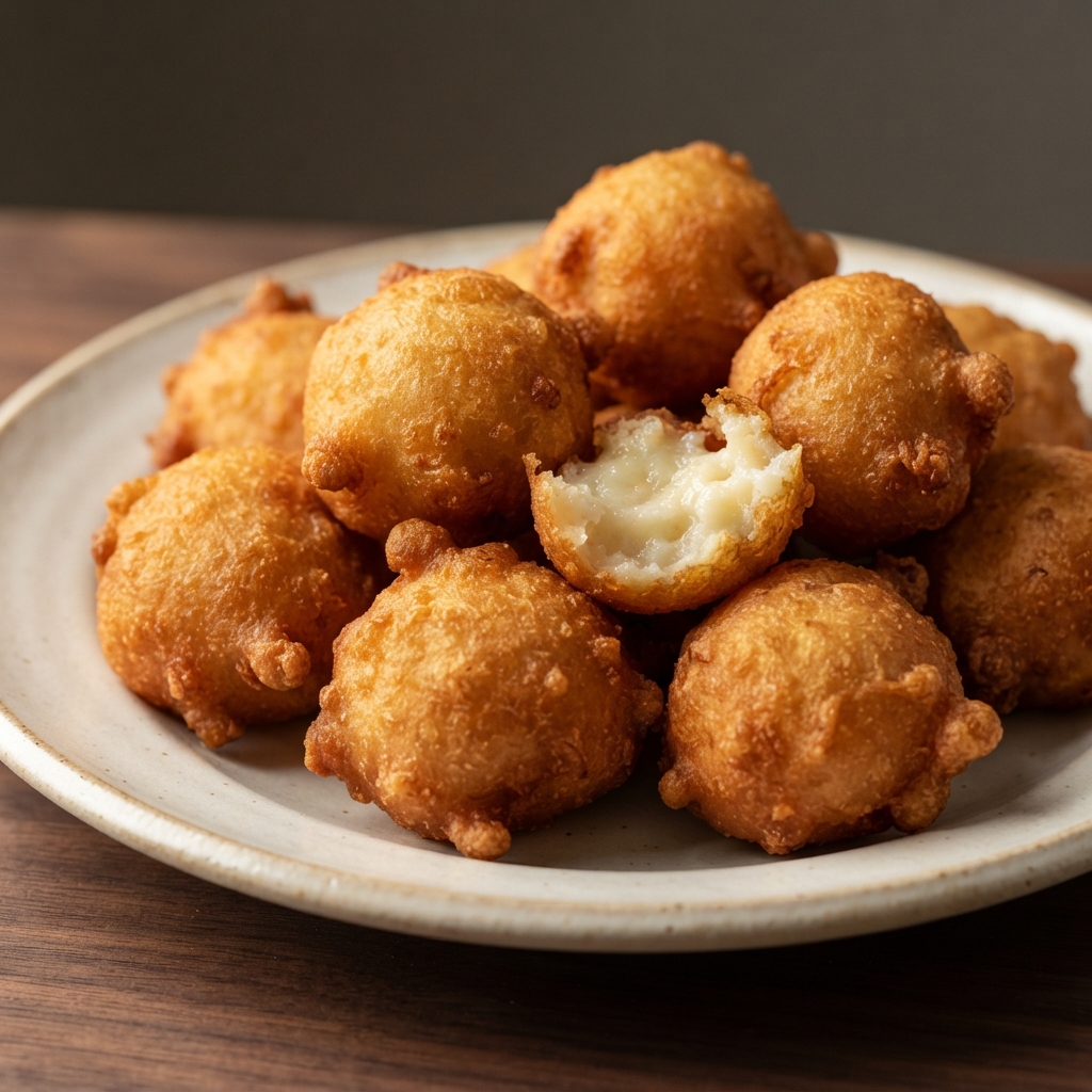 Creamy Condensed Milk Fritters
