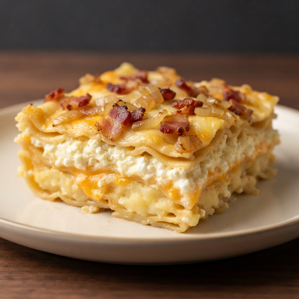 Pierogi-Style Lasagna Casserole