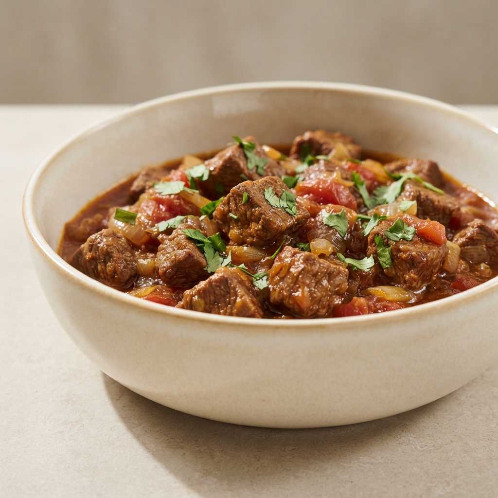 Spicy Beef Vindaloo Curry