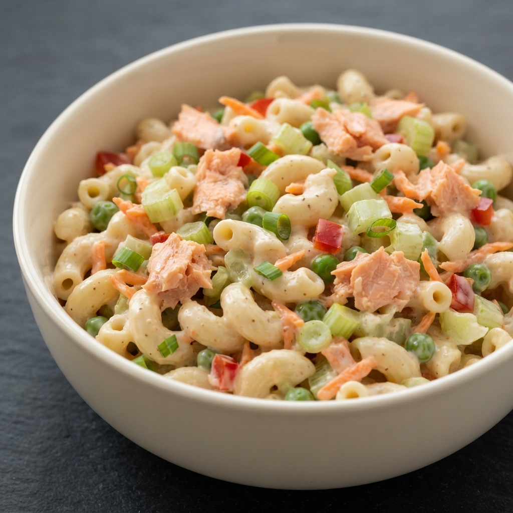 Creamy Pasta Salad with Salmon