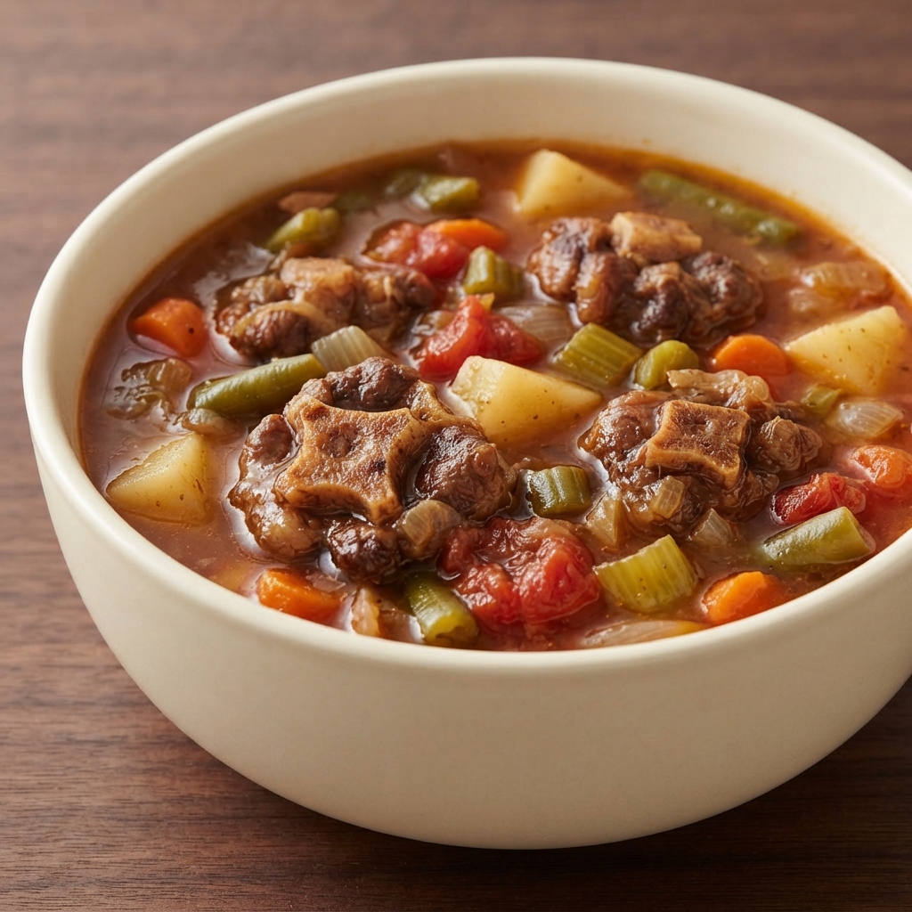 Crockpot Oxtail Soup