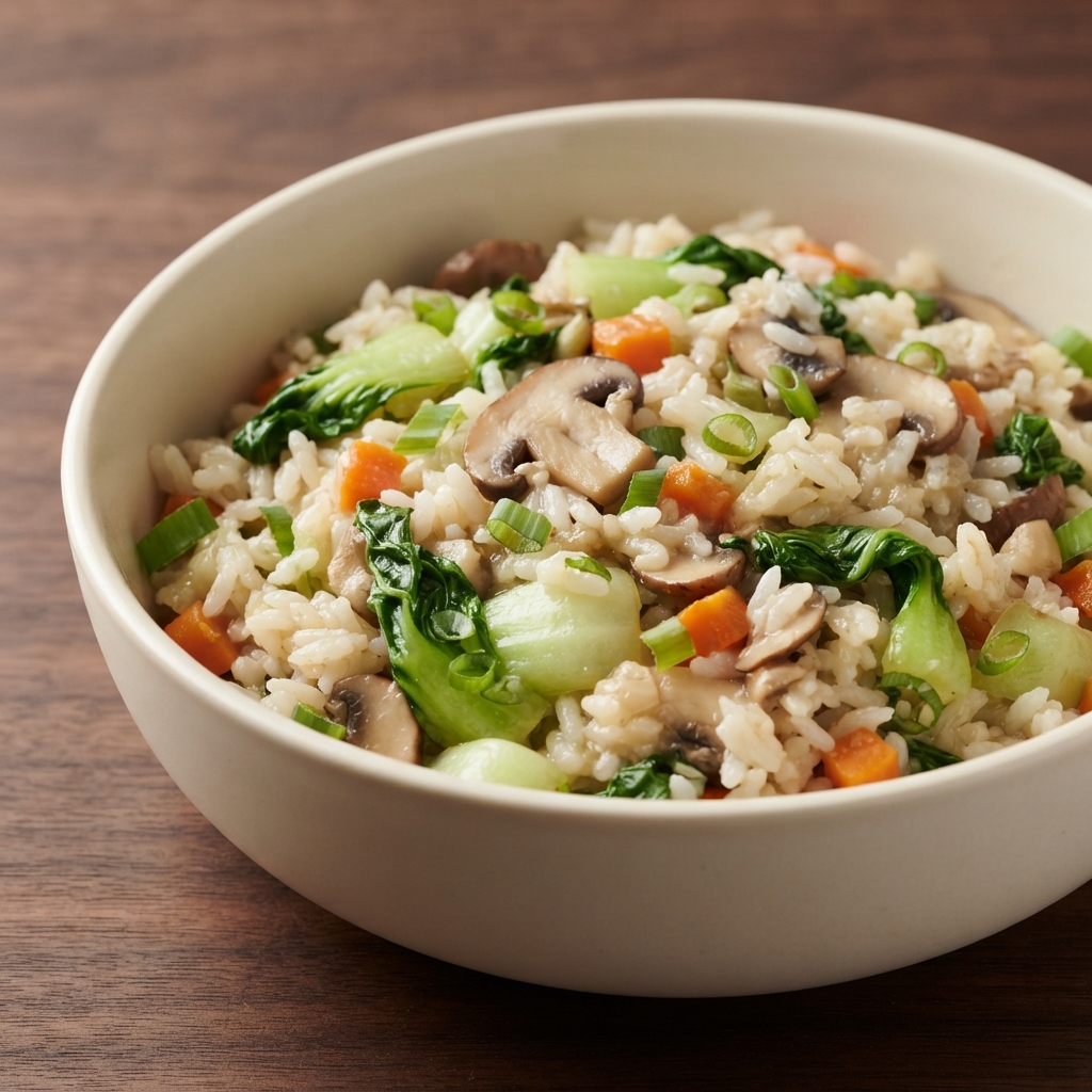 Vegetable Rice Pilaf in the Rice Cooker