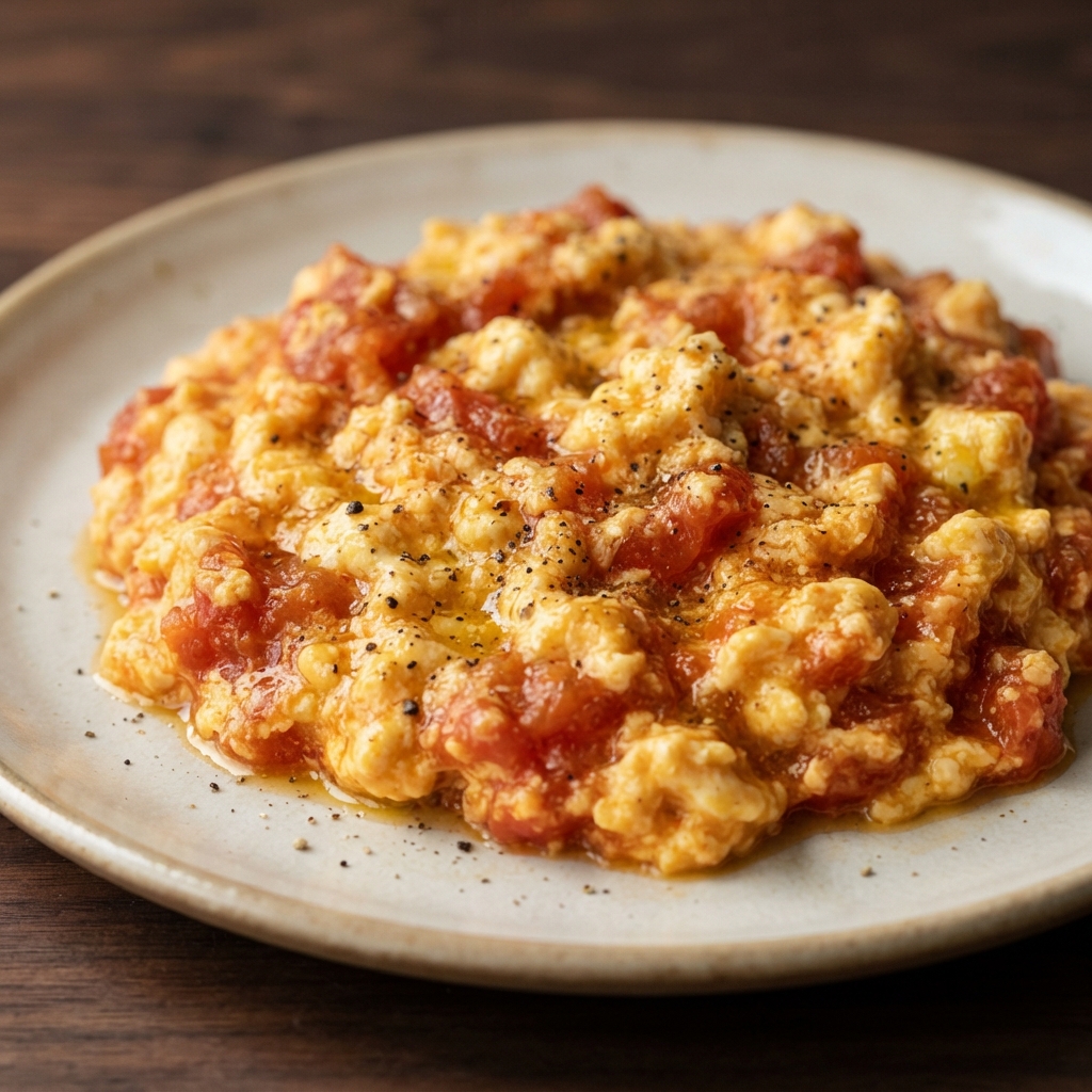 Kagianas (Greek Tomato-Scrambled Eggs)