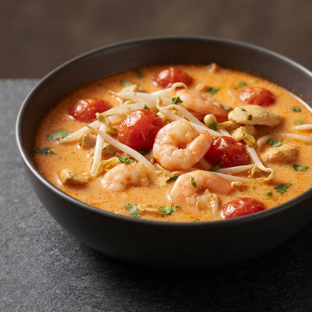Speedy Red Curry Coconut Soup