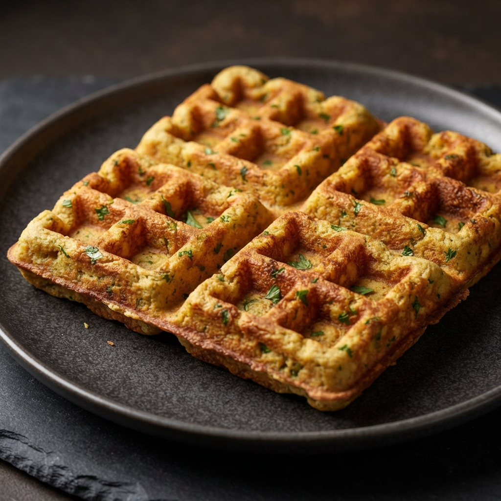 Falafel Waffles