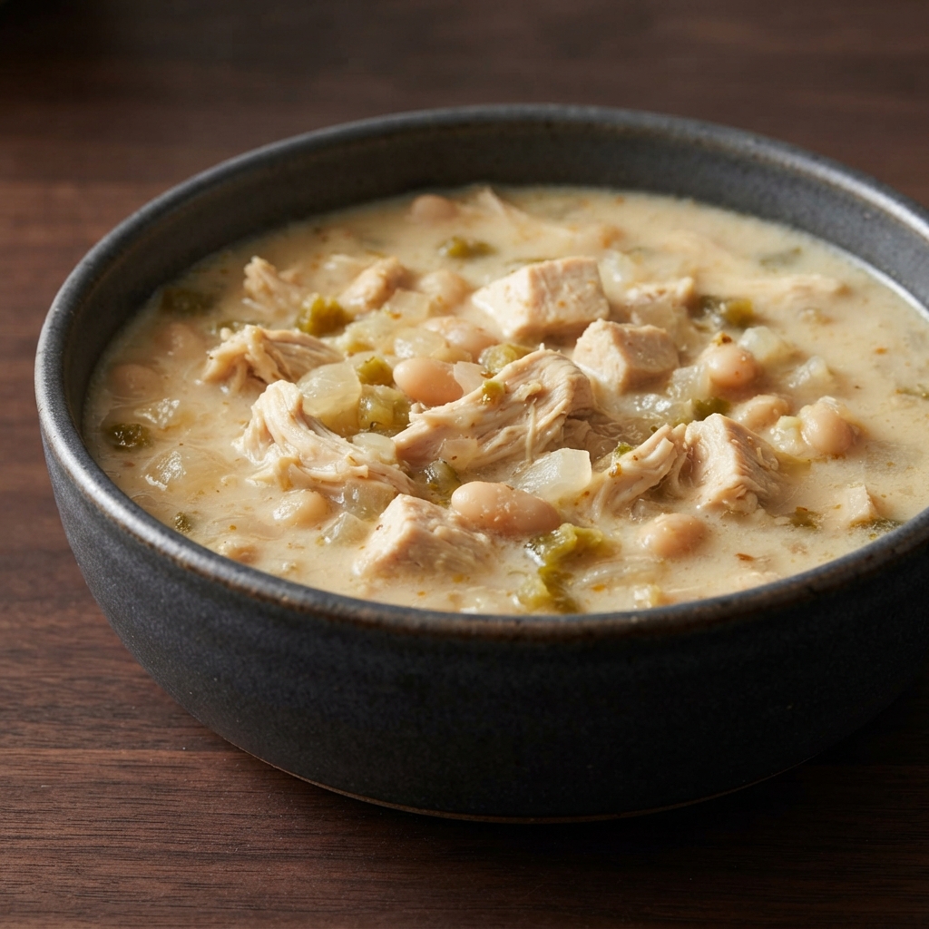Cha Cha's Creamy White Chicken Chili