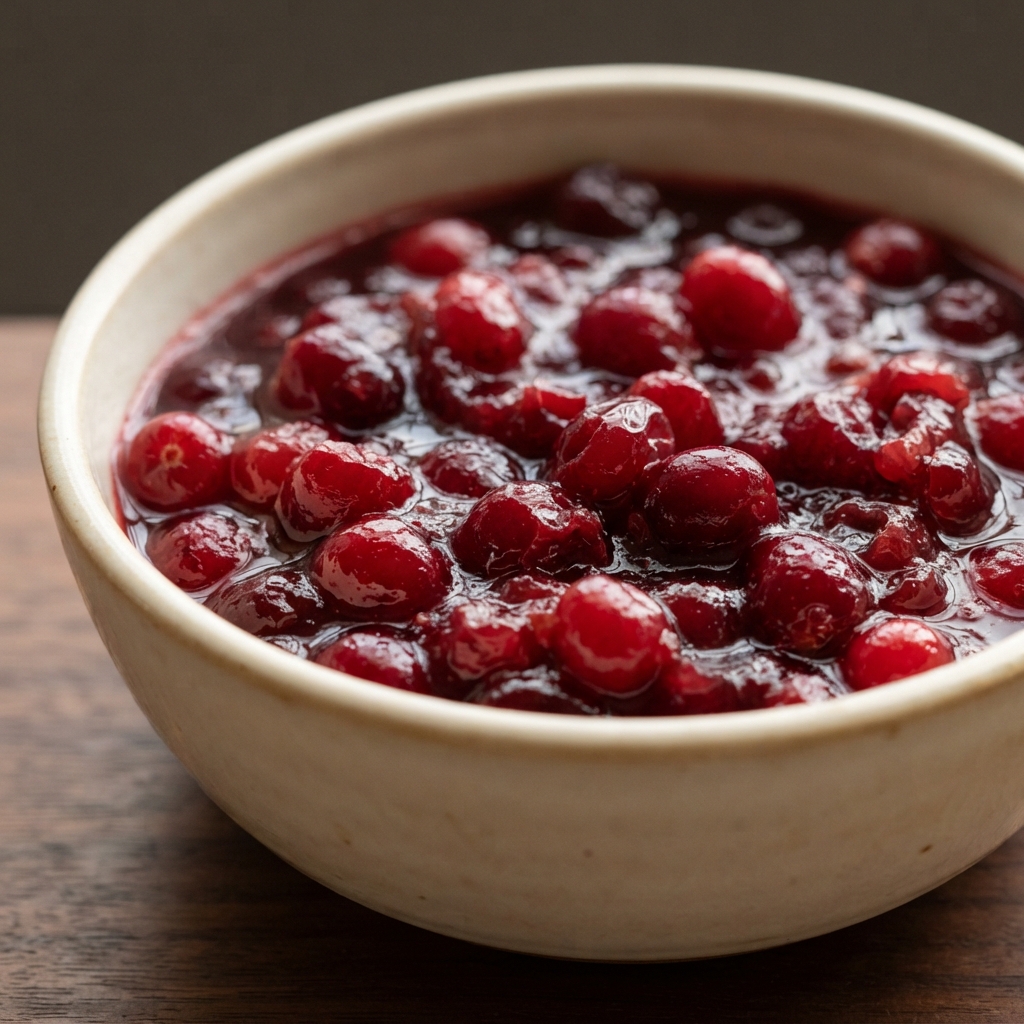 Cranberry Sauce with Bourbon