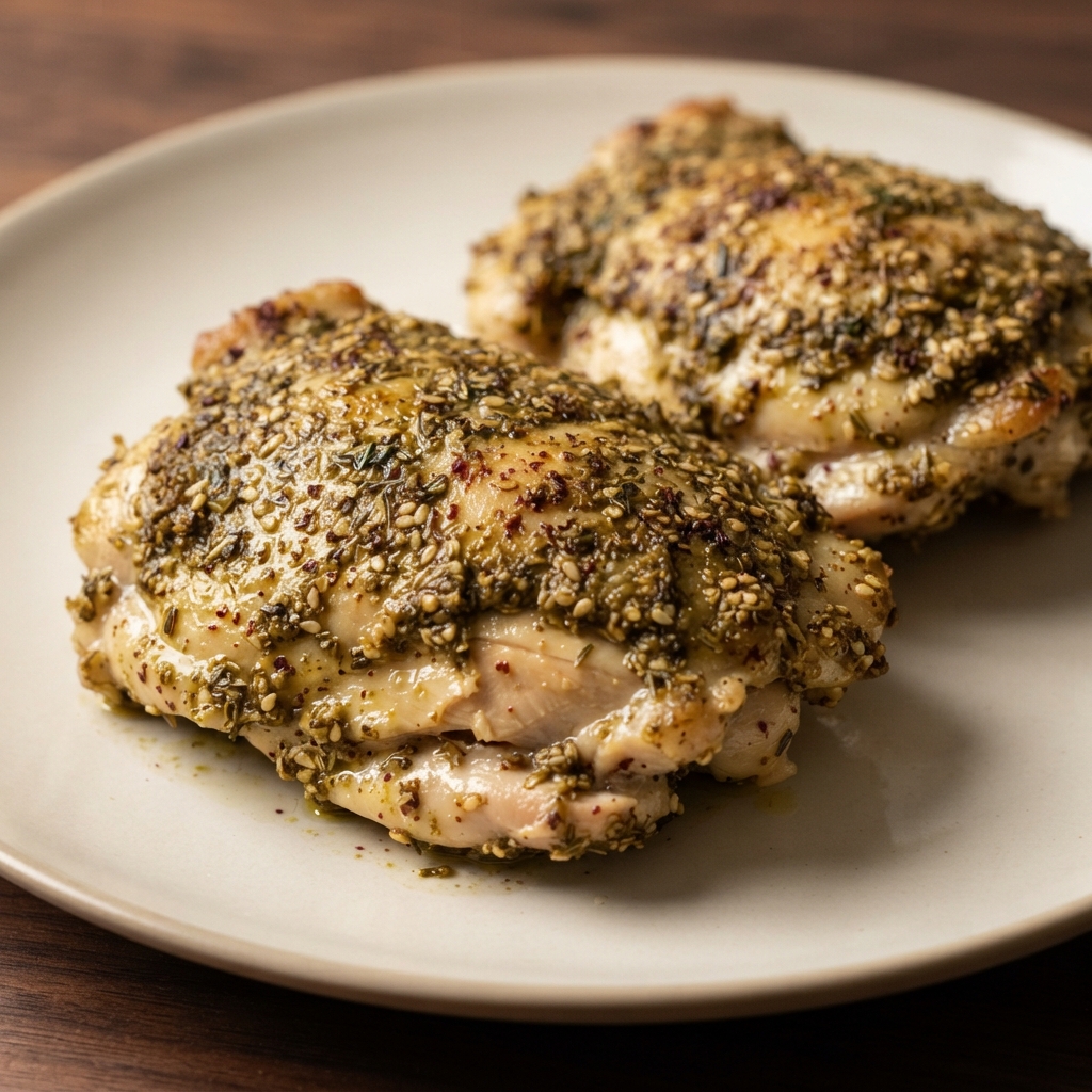 Oven-Roasted Za'atar Chicken Thighs